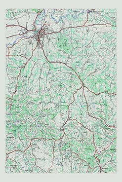 Topografske Karte  BiH 1:25000 Derventa