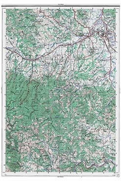 Topografske Karte  BiH 1:25000 teslic