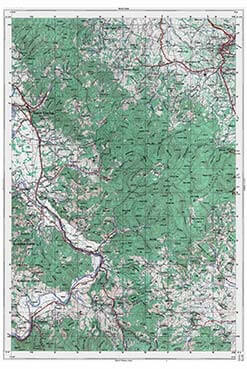 Topografske Karte  BiH 1:25000 Tesanj