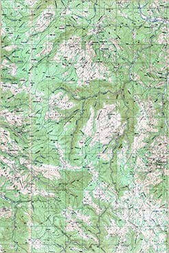 Topografske Karte  BiH 1:25000 Bjelo Bucje