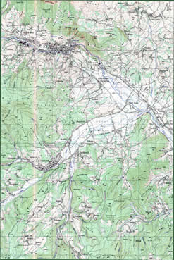 Topografske Karte  BiH 1:25000 travnik