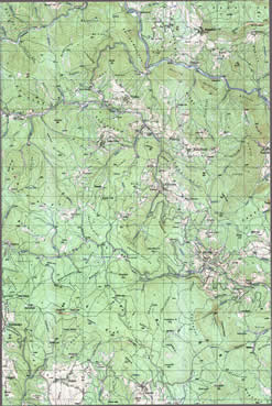 Topografske Karte  BiH 1:25000 Vareš