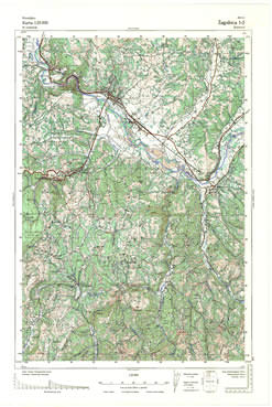 Topografske Karte  Srbije 1:25000 Zagubica