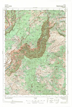 Topografske Karte  Crne Gore Danilovgrad 1:25000 